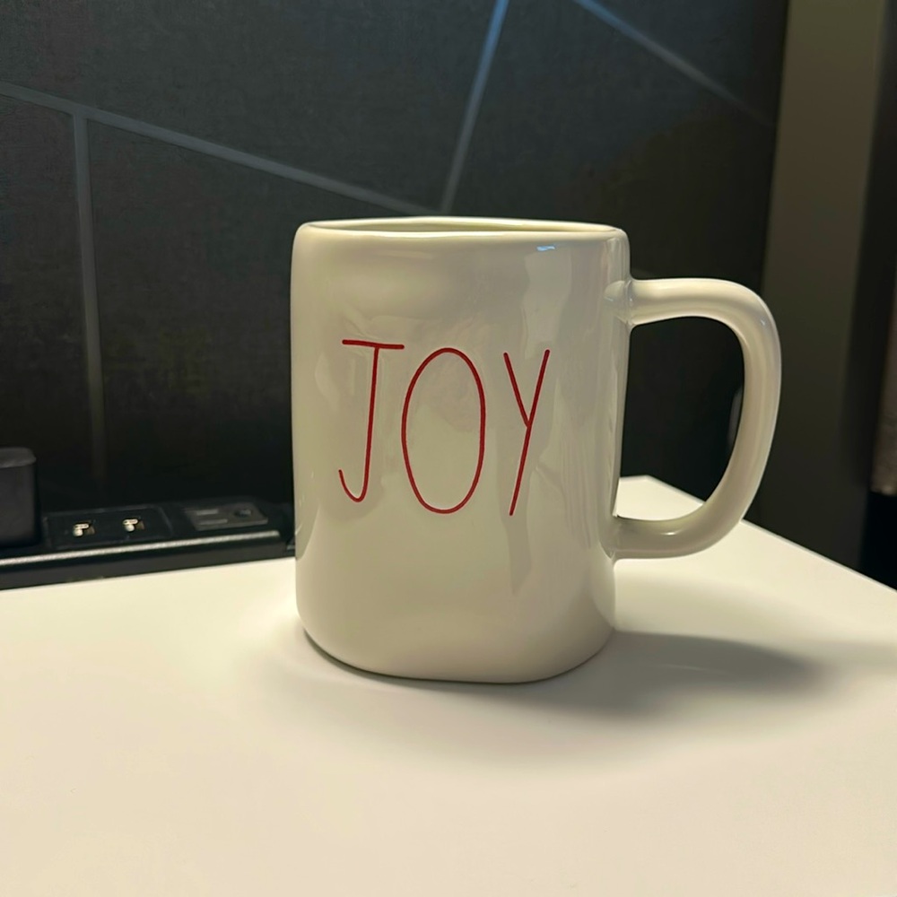 Rae Dunn JOY Artisan Magenta Collection Mug